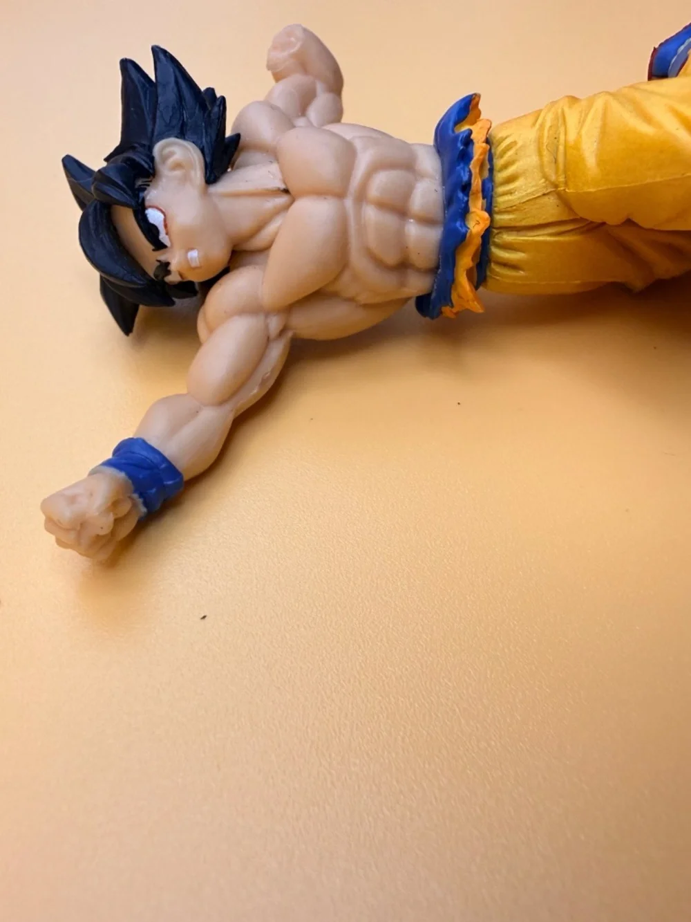 Dragon Ball Z Goku Figure Flying Pose Anime Toy Loose